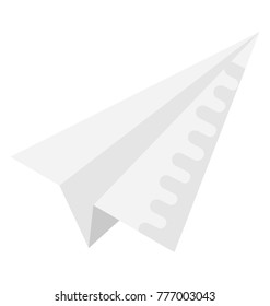All time favorite, paper plane flat icon design