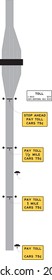 ALL TOLL PLAZA LANES ATTENDED
(NO AUTOMATIC OR ELECTRONIC
COLLECTION EQUIPMENT), Conventional Roads,  United States Department of Tranportation Federal Highway Administration