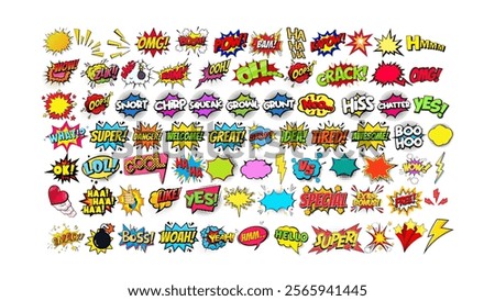 all type of emojis, stickers, emoticons flat vector illustration symbols. comic bubbles comic strip comic book background cartoon font text sign symbol art design logo activity, icons set, collection 