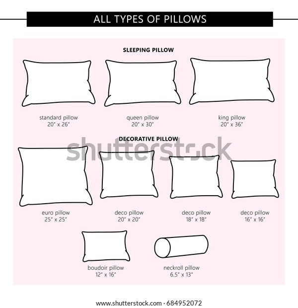 types of pillows names