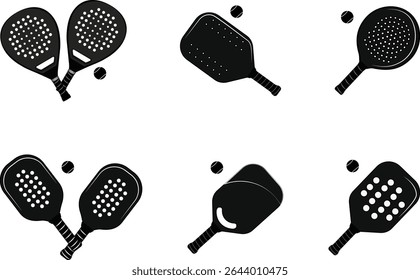 All types of rackets for Platform, paddle, pop, padel tennis and pickleball