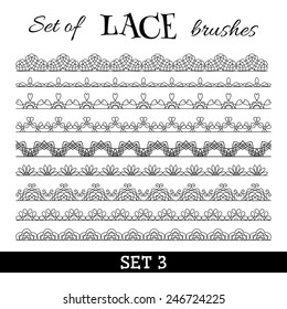 All used pattern brushes included. Black and white illustration.