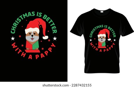 All i want for Christmas is a Boston Terrier- cute Christmas text, and Boston Terrier with a reindeer antler on his head. Good for greeting card and t-shirt print, flyer, banner, poster design, mug.