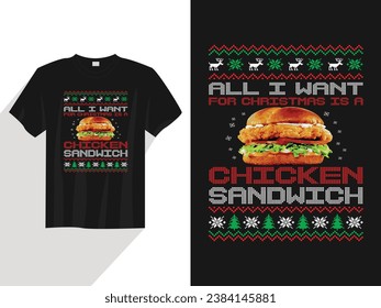 Todo lo que quiero para Navidad es un sándwich de pollo