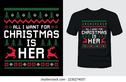 All I want for Christmas is her ugly sweater design.