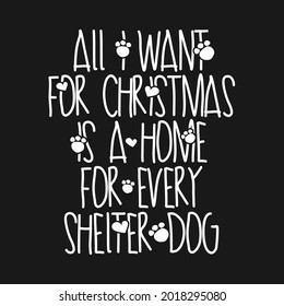 All I want for Christmas is a home for every shelter dog