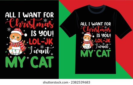 Alles, was ich zu Weihnachten will, ist du! lol jk ich will meine Katze