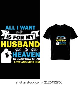 ALL I WANT IS FOR MY HUSBAND Father's day gift t-shirt. I'm Just One Of Those Biped Creatures With Facial Hair Called Men Beard T-shirt Funny quotes. T-shirt Design template for Father's day.
