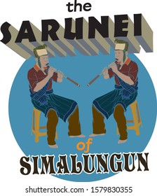 For all of you, music lovers especially traditional calssical of the Simalungun culture music. This work art vector is suitable for tshirt or any product for print on demand design.