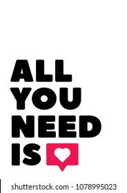 All You Need Is Like interior poster