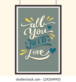 All you need is love