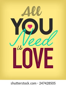 648 All you need is love logo Images, Stock Photos & Vectors | Shutterstock