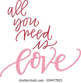 All you need is love