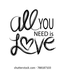 All you need is love