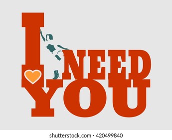 All you need is love text and woman silhouette. Background relative to valentines day