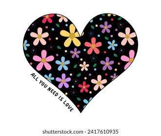 All You Need is Love, Valentines Day, Valentine T shirt Design Vector, Wedding Sign, 