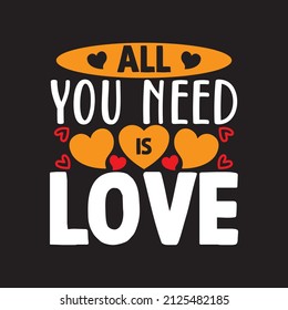 All you need is love vector file