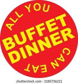todo lo que se puede comer ilustración vectorial bufé