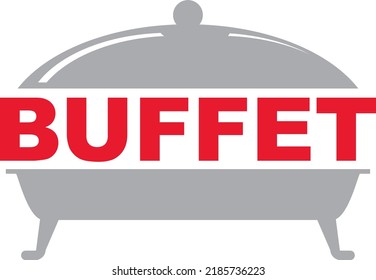 all youcan eat buffet vector illustration