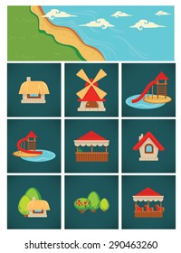 all for your amusement park, vector collection