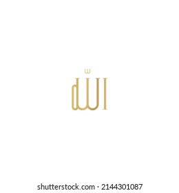 Allah Calligraphy Simple Design. Allah is All-Powerful