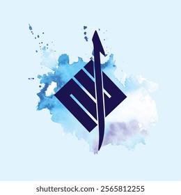 Allah Name Calligraphy, cufic calligraphy, Abstract Art , Watercolor Art