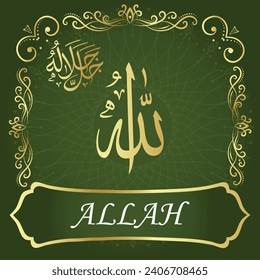 ALLAH is the name of the creator, it is the best of names.