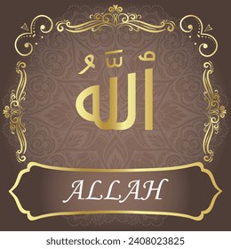 ALLAH is the name of the creator, and it is the best of names.