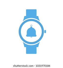 Allarm concept smart technology, smartwatch, watch icon. Vector illustration