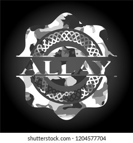 Allay grey camo emblem