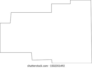 Allen County Map In Ohio State