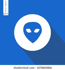 Allen face vector icon
