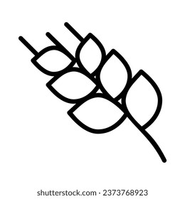 allergen, free, gluten free, gluten, allergy Icon Line