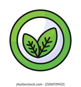 Diseño de Vector de sello libre de alérgenos, listo para usar