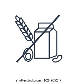 Allergen icon. Isolated allergy and allergen icon line style. Premium quality vector symbol drawing concept for your logo web mobile app UI design.