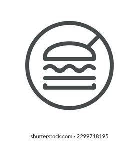 Allergen related icon outline and linear vector.