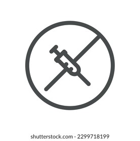Allergen related icon outline and linear vector.