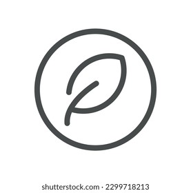 Allergen related icon outline and linear vector.