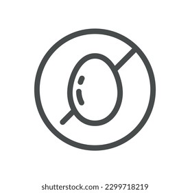 Allergen related icon outline and linear vector.