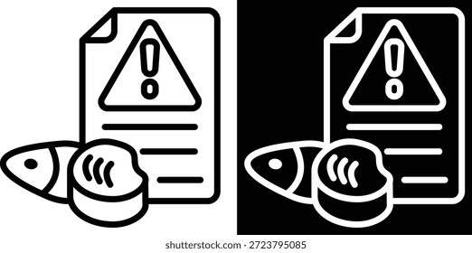 Versión de dos tonos del alérgeno en fondo blanco y negro