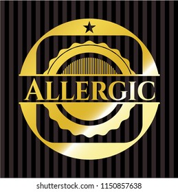 Allergic gold badge