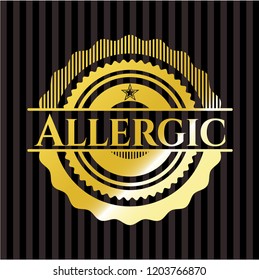 Allergic golden emblem