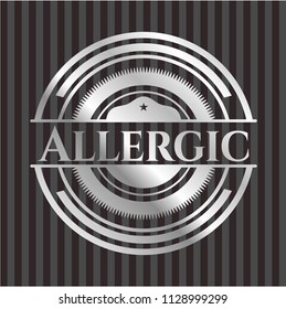 Allergic silvery emblem
