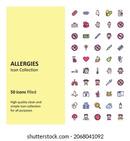Allergies Filled Icon
High quality clean and simple icon collection for all purposes.