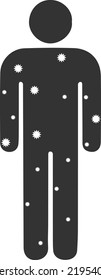 Allergies icon, health icon vector