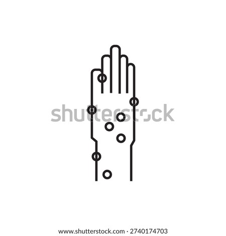 allergy icon illustration element design