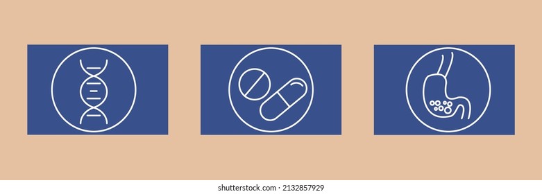 allergy icons  symbol vector elements for infographic web