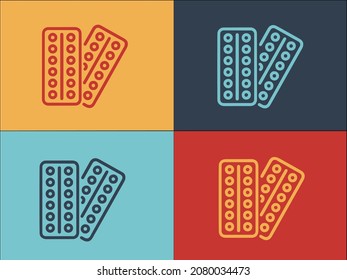 Allergy Medication Logo Template, Simple Flat Icon Of medication,allergy,medicine