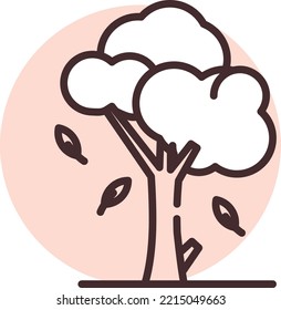 Allergiker Pollen, Illustration, Vektorgrafik auf weißem Hintergrund.
