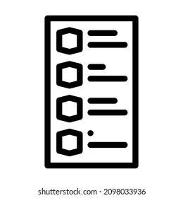 allergy test line icon vector. allergy test sign. isolated contour symbol black illustration